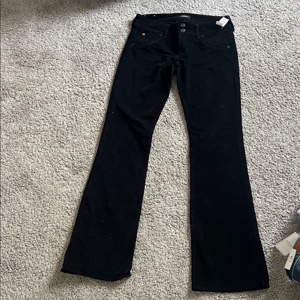 Hudson Jeans Women's Flare Black soft corduroy- Denim